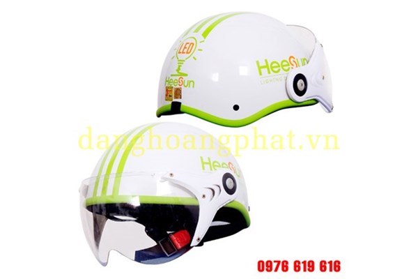Mũ bảo hiểm logo Heesun - Mũ Bảo Hiểm Đặng Hoàng Phát - Công Ty TNHH Sản Xuất Thương Mại Đặng Hoàng Phát
